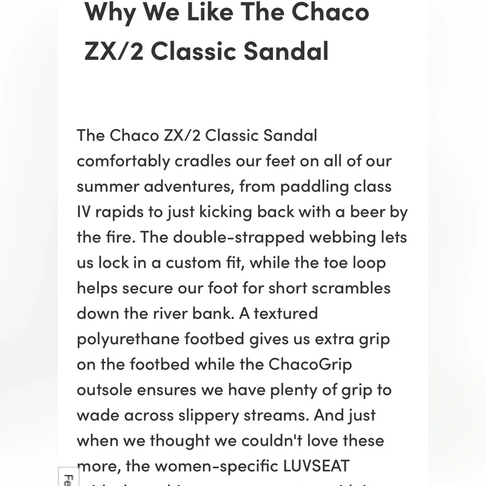 Chaco ZX/2 Classic Sandals “Pully Gold